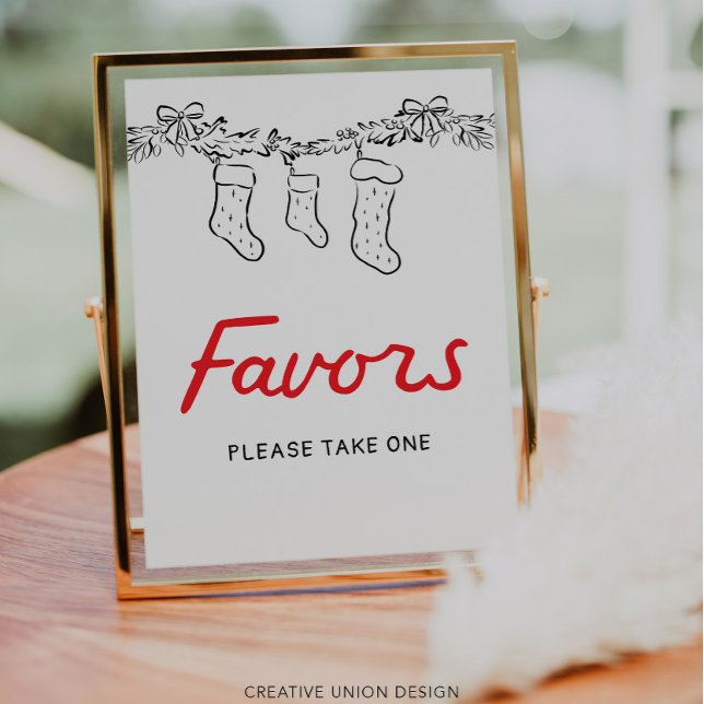 Handgezeichnete kleine Babydusche bevorzugt Schild (Von Creator hochgeladen)