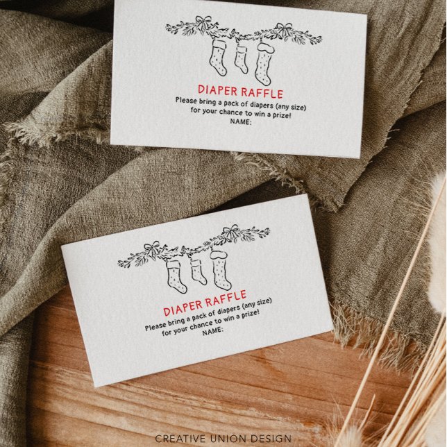 Handgezeichnete kleine Babywindeln Begleitkarte (Von Creator hochgeladen)
