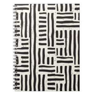 Handgezeichnete Linien, grungige nahtlose Textur. Notizblock