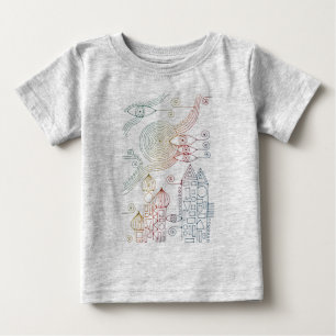 Handgezeichnete Linien von EDDArt - Komm zusammen Baby T-shirt