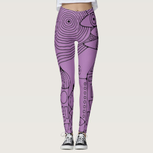 Handgezeichnete Linien von EDDArt - Komm zusammen  Leggings