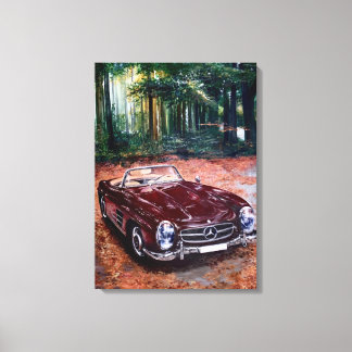 Handgezeichnete Malerei auf Leinwand Wall Art Vint