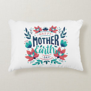 Handgezeichnete Mutter Erde Tag Design-23184 Dekokissen