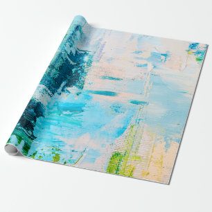 Handgezeichnete Ölmalerei. Abstrakter Kunsthinterg Geschenkpapier