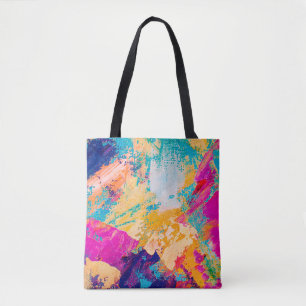 Handgezeichnete Ölmalerei. Abstrakter Kunsthinterg Tasche