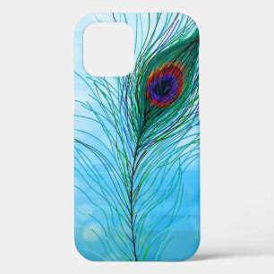 Handgezeichnete Peacock Feathers Case-Mate iPhone Hülle