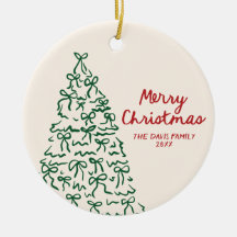 Handgezeichnete Personalisiert frohe Weihnachtssch
