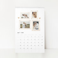 Handgezeichnete Rahmen Fotokalender