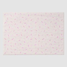 Handgezeichnete rosa Sprinklen Seidenpapier