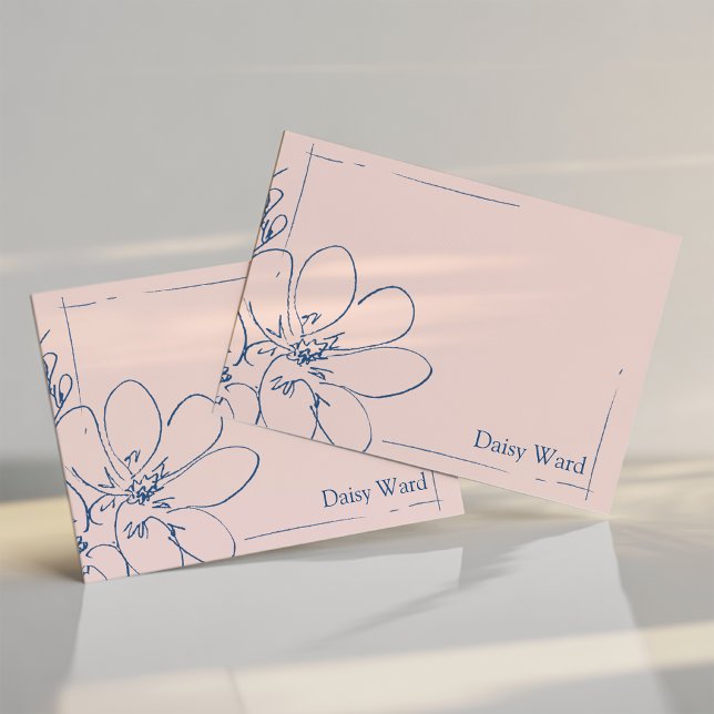 Handgezeichnete rustikale Wildblume personalisiert (Von Creator hochgeladen)