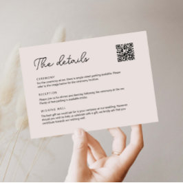 Handgezeichnete schwarze Multifunktionsleisten-Det Einladung