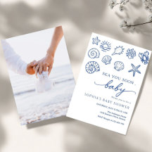 Handgezeichnete 'Sea You Soon', Unterwasser-Baby-P