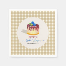 Handgezeichnete Torte Dessert Süß Cute Brautparty