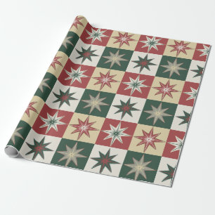 Handgezeichnete Twinkle Stars (Quilt-Version) Geschenkpapier