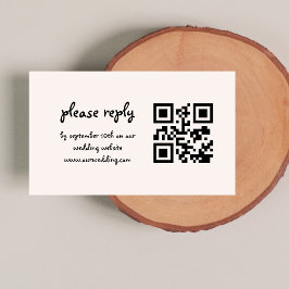 Handgezeichnete Vintage Schwarz-Weiß-Hochzeit Begleitkarte