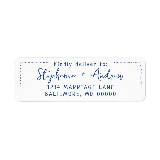 Handgezeichnete Wavy Border UAWG Response Mailing (Vorne)