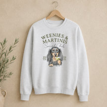 Handgezeichnete Weenys und Martinis-Dackel