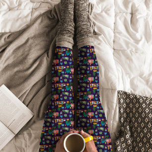Handgezeichnete Weihnachtskrippe Leggings
