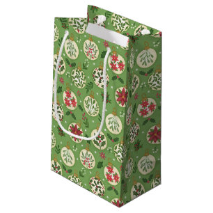 Handgezeichnete Weihnachtsornament-Geschenktasche Kleine Geschenktüte