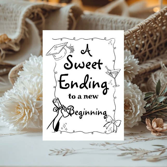 Handgezeichneter Abschluss im Doodles-Stil - Zeich Sockelschild (Von Creator hochgeladen)