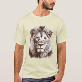 HANDGEZEICHNETER LÖWE T-Shirt