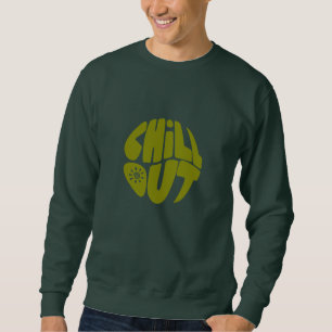 Handgezeichneter Satz in Kugelform Sweatshirt