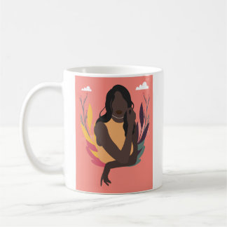 Handgezeichneter schwarzer Tag Konzept Spaß 1/3 Kaffeetasse