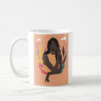 Handgezeichneter schwarzer Tag Konzept Spaß 2/3 Kaffeetasse