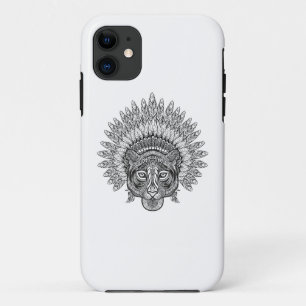 Handgezeichneter Tiger im Stil Case-Mate iPhone Hülle
