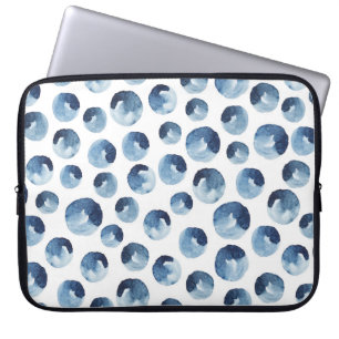 Handgezeichnetes Aquarell Nahtloses Tapete Laptopschutzhülle