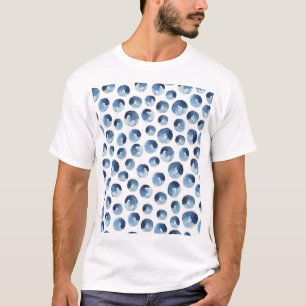 Handgezeichnetes Aquarell Nahtloses Tapete T-Shirt