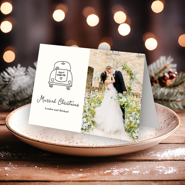 Handgezeichnetes Auto Doodle Moderne Weihnachten (Von Creator hochgeladen)