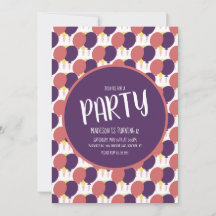 Handgezeichnetes Balonmuster Geburtstag