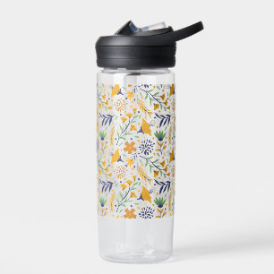 Handgezeichnetes Blumenmuster-23595 Trinkflasche