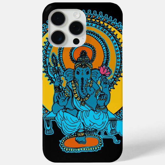 Handgezeichnetes Ganesh Case-Mate iPhone Hülle (Rückseite)