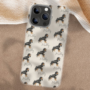 Handgezeichnetes Haustierporträt Aquarell King Cav iPhone 16 Pro Max Hülle