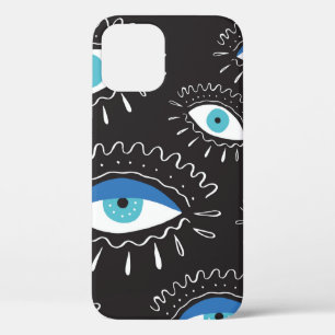 Handgezeichnetes indianisches Aztec-Stammesauge mi Case-Mate iPhone Hülle