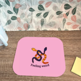 Handgezeichnetes mehrfarbiges lustiges Schlangende Mousepad