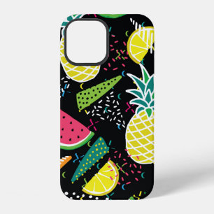 Handgezeichnetes nahtloses Muster mit Wassermelone iPhone 12 Hülle