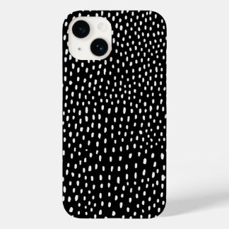handgezeichnetes Punkte-Muster Kinderzeichnung Hin Case-Mate iPhone 14 Hülle