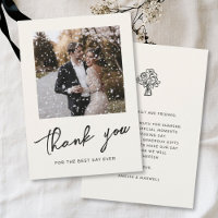 Handgezeichnetes Script Trendy Wedding Foto