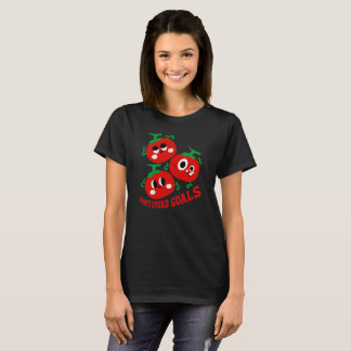 Handgezeichnetes spielerisches Trio von Kawaii-Tom T-Shirt
