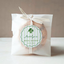 Handgezeichnetes St. Patrick's Day Hochzeits-Braut