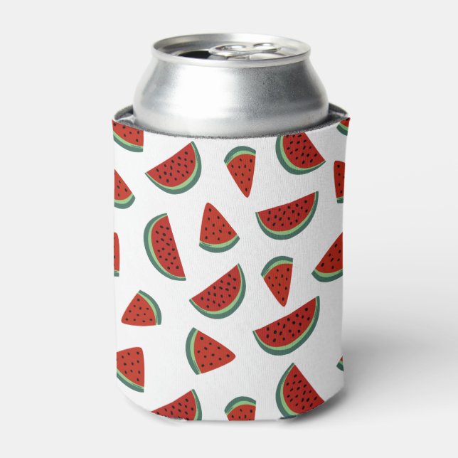 Handgezeichnetes Wassermelonmuster Dosenkühler (Kanne Vorderseite)