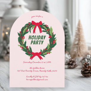 Handgezeichnetes Weihnachtsfest - Party ARCH Einladung