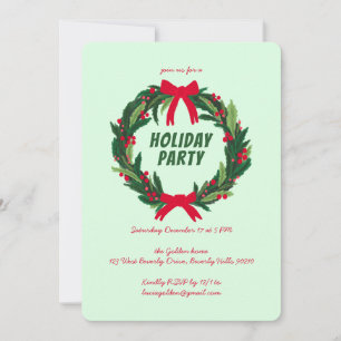 Handgezeichnetes Weihnachtsfest-Party KUSTOM Einladung