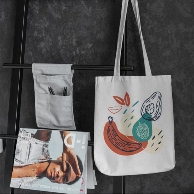 Handgezogene Früchte Tote Tasche (Von Creator hochgeladen)