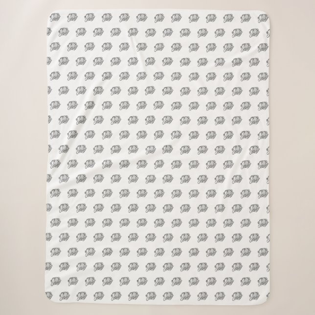 Handgezogener Hundehundefreund Sherpadecke (Vorderseite)