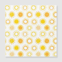 Handgezogenes Doodle-Sonnen-Muster
