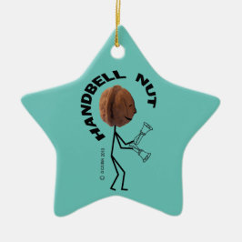 Handglocke Nut Keramik Ornament